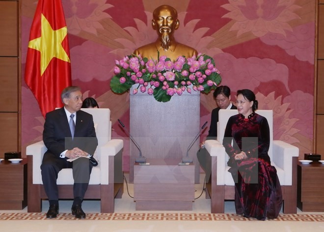 NA Chairwoman meets Governor of Japanese prefecture  - ảnh 1